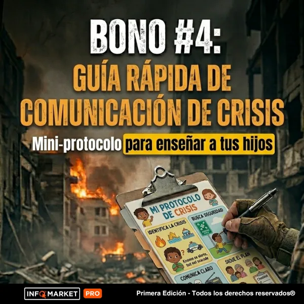 BONO #4: Guía Rápida de Comunicación de Crisis para Niños