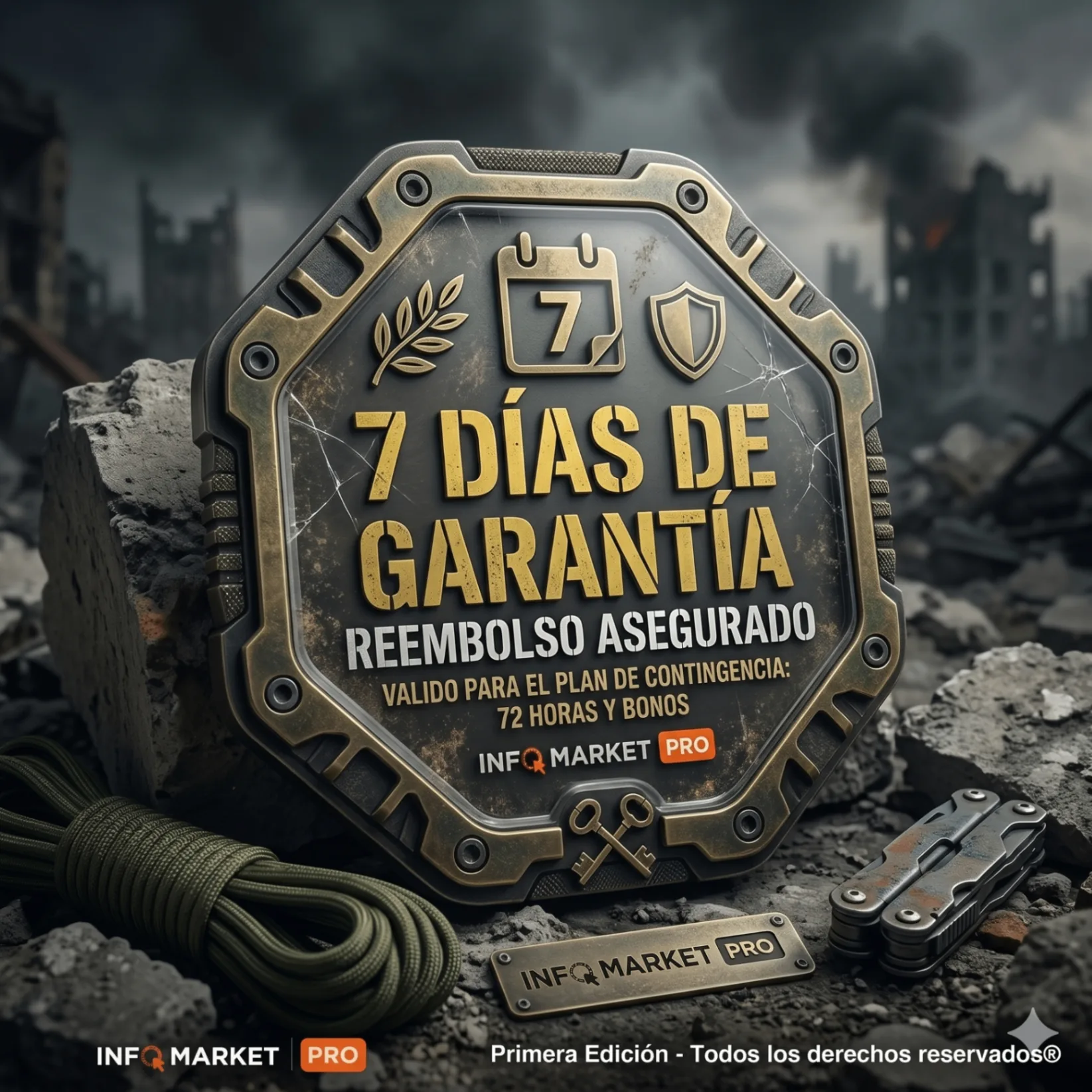 Sello 7 días de garantía — reembolso asegurado